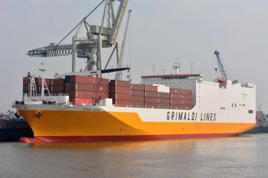 Containerschiff Grande Gabon
